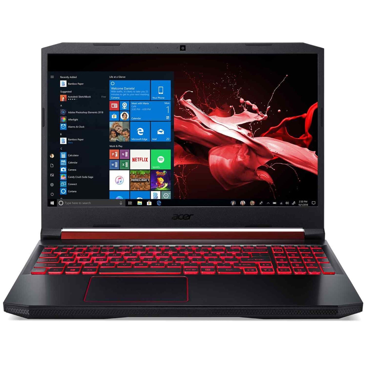 Acer Nitro 5 AN515-54 i7-9750H 16GB 256GB SSD GTX 1050 + MS Office - Refurbished